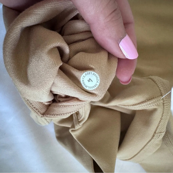 🆕🧡 Lululemon Nulu High Rise Yoga Crop 23” - Pecan Tan - Picture 10 of 12